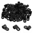 thumbnail image 2 of Clips para cables Ethernet, organizador de cables de nailon tipo R, para cocina, de PVC, para viajes, 300 unidades, 2 of 6