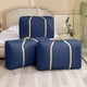 thumbnail image 1 of Bolsa de Almacenamiento Grande de Tela No Tejida con Cordón: Multiusos para Lavandería, Viajes y Organizador para Ropa, Mantas, Edredones y Equipaje (Azul Marino, 3 Tamaños), 1 of 5