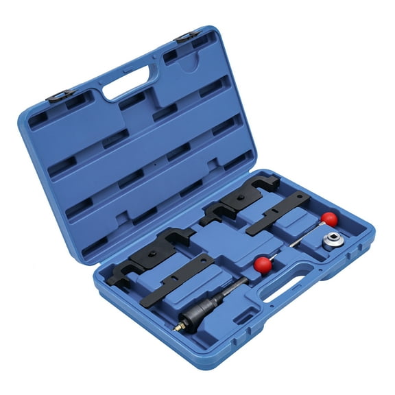 Camshaft Timing Locking Tool Kit, Carbon Steel Engine Tools for Precise Timing Repairs,  Case Included