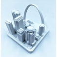 thumbnail image 4 of St Louis 3D City Famous Building Model Statue Souvenir Decoration for Home Office White 4”, 4 of 5