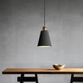 thumbnail image 4 of Mini Iron Pendant Light - Multi-Scene Hanging Fixture for Dining Table, Bedside, Bar Desk, Dimmable Lamp with Easy Install & Warm Ambiance, 4 of 7