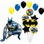 Batman Birthday Party Supplies Giant Airwalker Balloon Bouquet Decorations