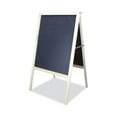 thumbnail image 3 of Marquee Easel (Natural Hardwood) Two Black Chalkboards, 3 of 5