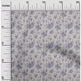 thumbnail image 2 of oneOone Polyester Spandex Light Gray Fabric Floral Craft Projects Decor Fabric Printed By The Yard 56 Inch Wide, 2 of 4