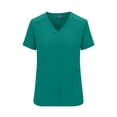 thumbnail image 4 of Women's Essential Scrub Set Cool Stretch Jogger Scrub Top and Pant (XX-Large, True Hunter Green), 4 of 6