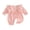 Pink, variant on Bagilaanoe Newborn Baby Girl Fall Jumpsuit Lace Patchwork Long Sleeve Bodysuit 3M 6M 9M 12M 18M Infant Fall One Piece Romper