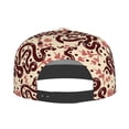 thumbnail image 4 of Daiia Snake print Flat Bill Hats Flat Brim Trucker Cap Baseball Cap Adjustable Classic Low Profile Hat Unconstructed Plain Cap, 4 of 9