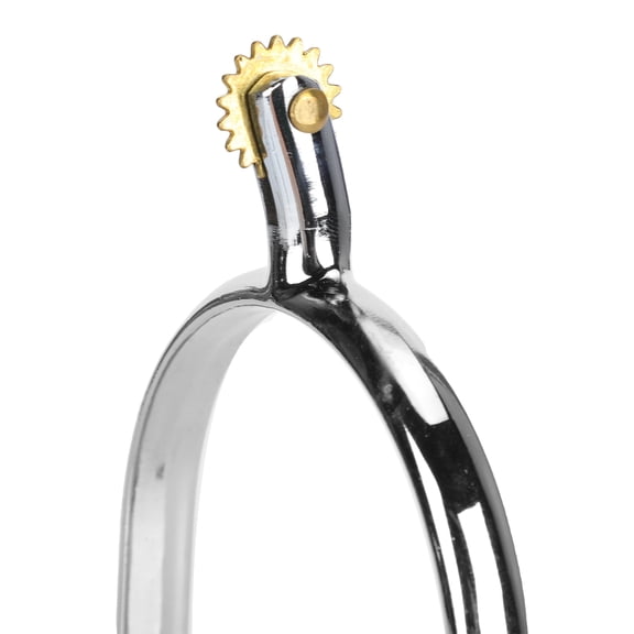 Ecoyyzn Zinc Alloy Boot Spurs,Horse Spurs,Horse Spurs Zinc Alloy English‑Style Riding Horse Accessory With Rotatable Copper Rowel