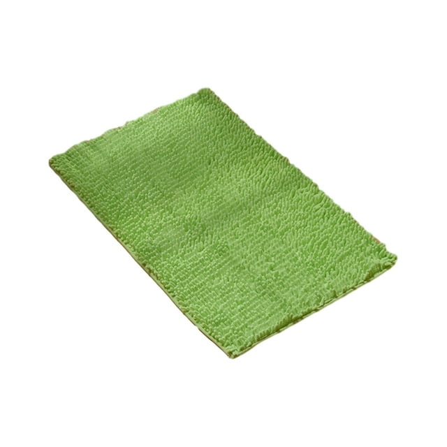 Youkk Polyester Chenille Bath Mat - Strong Water Absorption Exquisite Crafted Soft Texture No Shedding Fruit Green 40cm*60cm 1Set