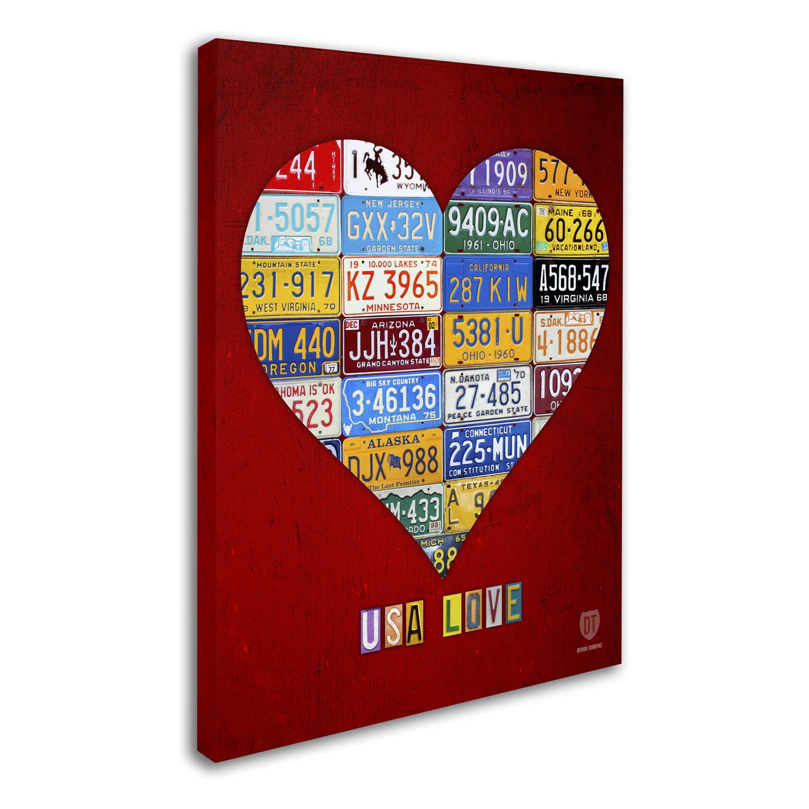 Trademark Fine Art 'Heart' Canvas Art by Design Turnpike