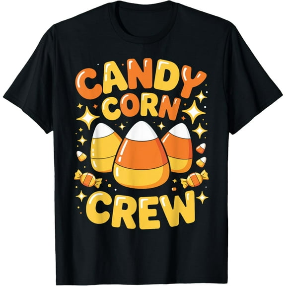 Playful Comfort Tee - Candy Corn Crew - Halloween Costume Men Women T-Shirt