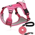 thumbnail image 1 of Arnés para Perro Chico Mediano Grande con Correa 1.5m, Pechera para Perro Ajustable Reflectante Transpirable, Arneses para Perro Sin Tirones para Caminar Viajar Entrenar Perros Accesorios, 1 of 4