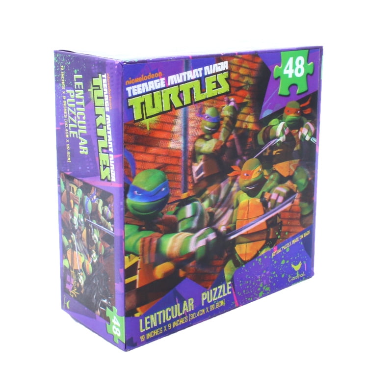 Teenage Mutant Ninja Turtles In Training Lenticular Puzzle Jigsaw 48 pieces NEW