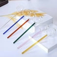 COOLHOOD 2PCS Glass Ladle Set Clear Long Handle Soup Spoon for Serving