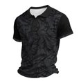 thumbnail image 2 of Fabrcox S-4XL Short Sleeve Polo Shirts for Men Color Block Golf Shirt Men Striped Lightweight Casual Athletic Sports Men's Big and Tall Shirts Black 4XL, 2 of 4