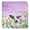 Purple, variant on Easter Cloth Napkins, Spring Botanical Rabbit Butterfly Floral Grey Plaid Washable and Reusable Dinner Napkins Set of 2, Table Napkin for Kitchen Party Birthday Wedding Hotel Housewarming 20"x20"