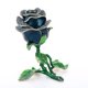 thumbnail image 1 of Caja de joyería de Metal con diamantes de imitación y flores rosas, adorno para decoración de sala de estar y dormitorio, 1 of 5