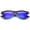 Black-Gold / Blue Mirror, variant on Classic Half Frame Colored Mirror Square Lens Horn Rimmed Sunglasses 55mm (Tortoise-Gold/ Gold Mirror)