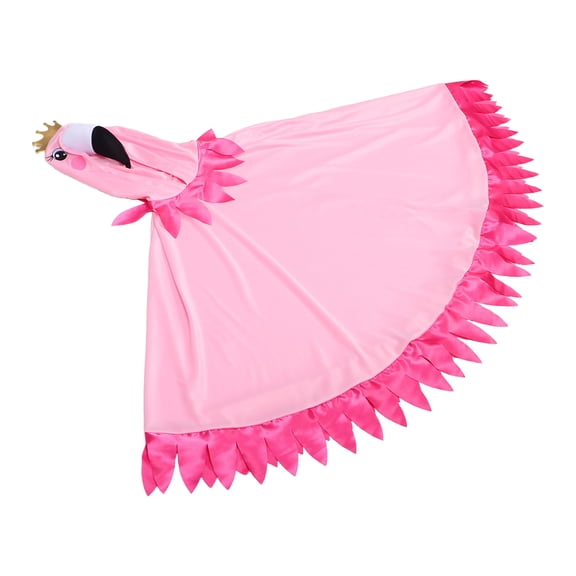 LOLIPPYY Unisex Flamingo Costume Rosy Lightweight Cape Unique Design Party Event