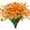Orange, variant on Viworld 6 Bundles Artificial Daisy Mums Flowers Outdoor Fake Fall Flowers for Decoration No Fade Faux Plastic Autumn Flower Garden Porch Window Box Decor (Orange)