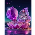 thumbnail image 1 of Diamond Painting 5D DIY Full Round Drill Butterfly Kit Decoración del hogar (sz3511) FLhrweasw Nuevo, 1 of 9
