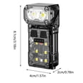 thumbnail image 3 of Multi Functional Mini Flashlight Outdoor Portable Handheld Work Light With Directional Head Mounted Light, 3 of 9