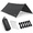 Black-120''x115'', variant on Black 156''x115'' Waterproof Camping Tent Ultralight Hammock Rain Fly