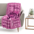 thumbnail image 3 of 13th Birthday Gifts for Girls Happy Sweet 13 Blanket Gifts 13 Year Old Flannel Throw Blankets for Teen Girls, Daughters, Sisters, Granddaughters, Nieces Tirteen Birthday Gift Idea, 13th(30"x40"), 3 of 7