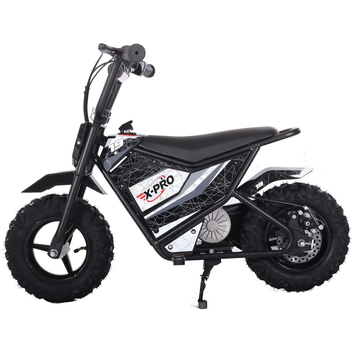 X-Pro XP250E 250W 24V Electric Dirt Bike with Chain Drive! 6.5" Wheels! Rear Disc Brakes!