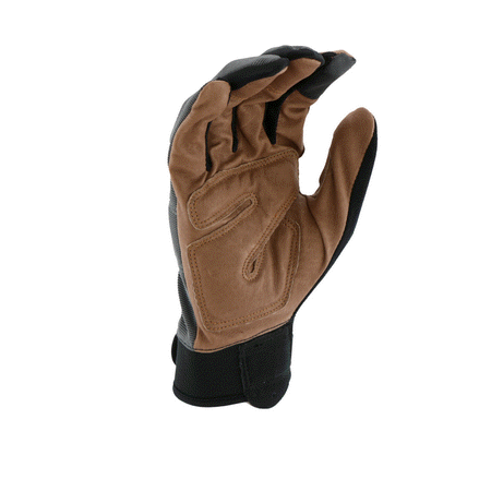 Hyper Tough Pig Grain Leather Palm Performance Gloves -