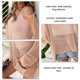 thumbnail image 4 of Mujeres Crochet Hollow Out Cover Up Beach Bikini traje de baño Blusa de malla de manga larga para viajes de vacaciones al aire libre, 4 of 5