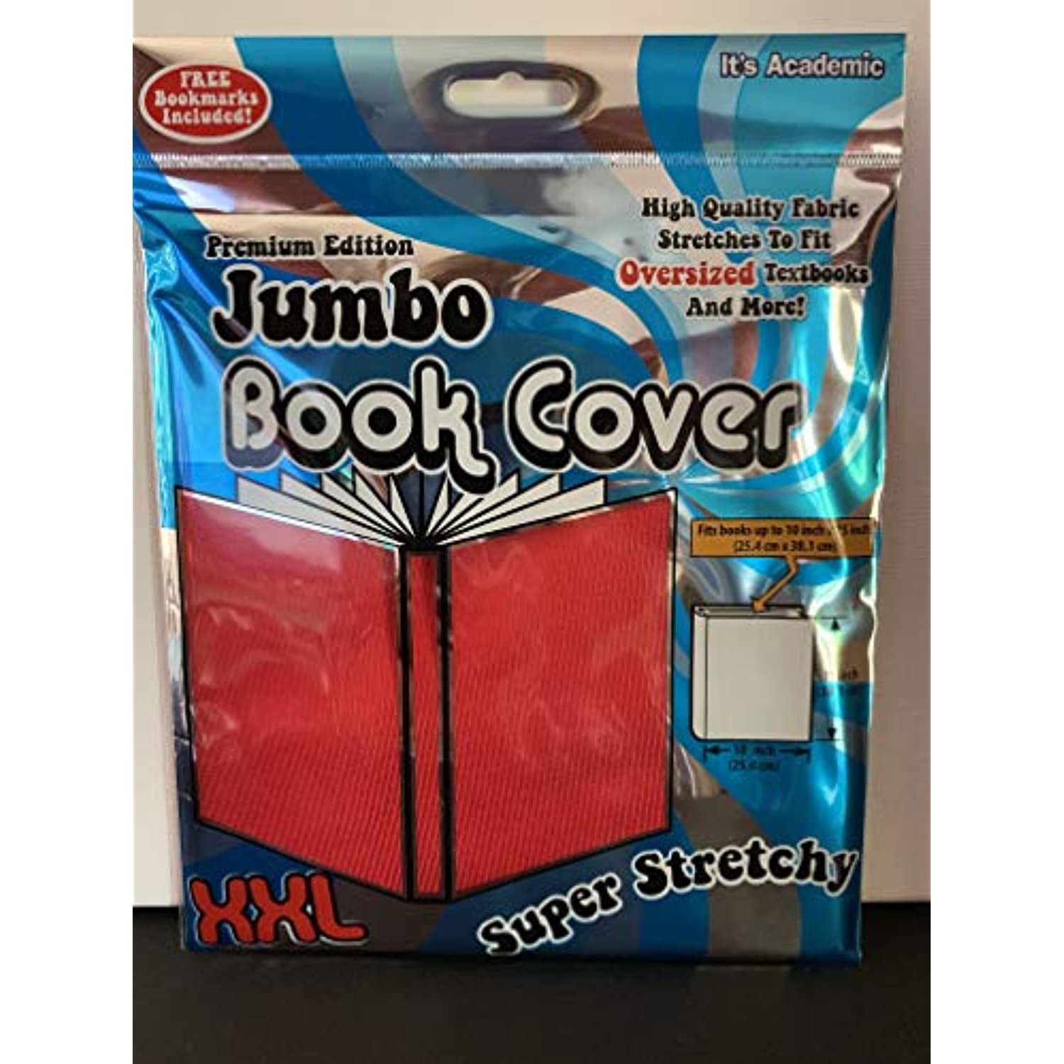 Jumbo Book Cover XXL fits books 10 x 15 (Red)