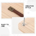 thumbnail image 3 of SEWACC Manual Wood Bookbinding Press Tool for Crafting and Restoration with Sturdy Screw Clamp in Beige, 3 of 6