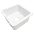 thumbnail image 2 of Sinkology Eden All-in-One Undermount Fireclay 18 inch Bar Prep Sink with Pfirst Faucet and Drain, 2 of 6