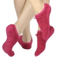 thumbnail image 4 of ToBeInStyle Comfy Cozy Soft Fluffy Aloe Women's Boat Socks with Slip-Resistant Bottoms - 6 Pack, 4 of 4