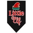 thumbnail image 2 of Christmas Pet and Dog Bandana Screen Printed, "Little Elf", 2 of 10