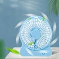 thumbnail image 2 of Outoloxit Desktop USB Charging Fan Bedside Three Speed Adjustment Small Fan Silent Fan Portable Small Table Fan Suitable for Office and Bedroom, 2 of 6