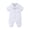 White-a, variant on Baby Boy Baptism Outfit with Bowtie Long Sleeve Romper Christening Clothes White 0-18 Months