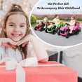 thumbnail image 6 of TOBBI 12V Kids Ride on Tractor with Trailer LED Lights USB Bluetooth Electirc Car Toy, Dark Green, 6 of 10