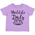 thumbnail image 3 of Inktastic Meditation Yoga Meditate Daily Resolution Boys or Girls Toddler T-Shirt, 3 of 5