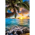 thumbnail image 3 of Pósteres y impresiones de paisajes con vistas al mar, puesta de sol, playa, paisaje marino, pintura en lienzo, paisaje natural, arte de pared nórdico, imagen para decoración del hogar, 3 of 5