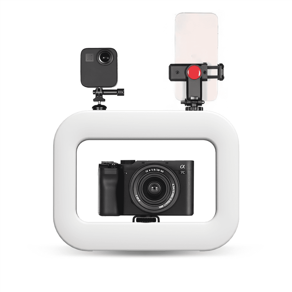 LED Ring Lighting Photography Rechargeable Selfie Light, Portable Mobile Phone Live Video, Makeup Studio Fill Light