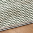 thumbnail image 5 of Addison Rugs Dream Shag Premium Machine Washable Transitional Houndstooth Green Rectangle Rug, 5' x 7'6", 5 of 8