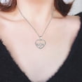 thumbnail image 4 of SIfdSeng Mother's Day Gift Mum Openwork Diamond Heart Necklace Accessories, 4 of 7
