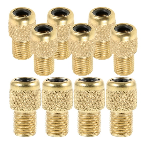 OUNONA  10 Pcs Compressor Bike Tire Adapter Schrader Valve Converter Pump
