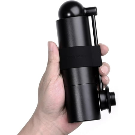 

Manual Coffee Grinder V3 Hand Coffee Grinder with 46mm Contemporary Conical Burr Internal Adjustable Setting Double Bearing Positioning Portable Coffee Grinder with Carrying Case