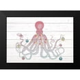 thumbnail image 2 of Kimberly, Allen 18x14 Black Modern Framed Museum Art Print Titled - Christmas Octopus, 2 of 5