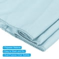 thumbnail image 3 of Uxcell 14"x5" Stretch Chair Sashes Bows Chair Bands Sashes with Buckle Slider Sky Blue 10 Pack, 3 of 5