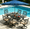 Dark Blue Umbrella, variant on SOLAURA 6-Piece Outdoor Patio Dining Set with Light Blue Umbrella, Metal Square Table with Umbrella Hole & 4 Stackable Chairs, Outdoor Furniture for Deck, Lawn, Garden, Backyard, Poolside