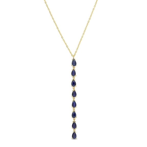 Everly Women's Sapphire 10k Yellow Gold Necklace